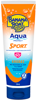 BANANA BOAT PROTECTOR SOLAR AQUA PROTECT SPORT LOCION FPS 50 X 236 ML.